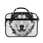 Siberian Husky Portrait Print Briefcase Bible Bag