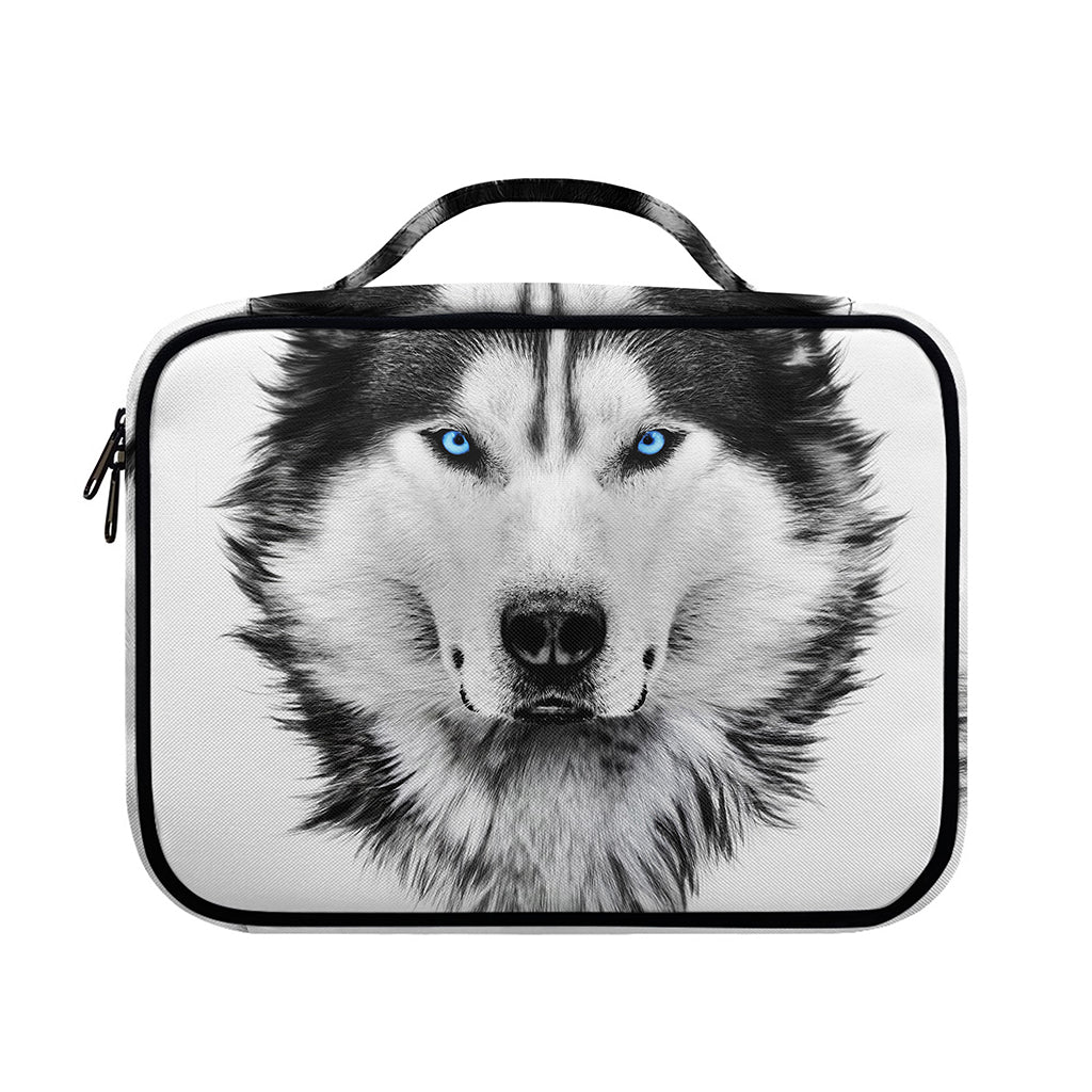 Siberian Husky Portrait Print Briefcase Bible Bag