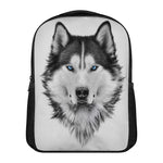Siberian Husky Portrait Print Casual Backpack