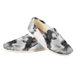 Siberian Husky Portrait Print Casual Shoes