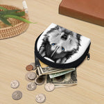 Siberian Husky Portrait Print Coin Purse