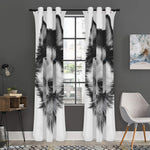 Siberian Husky Portrait Print Curtain