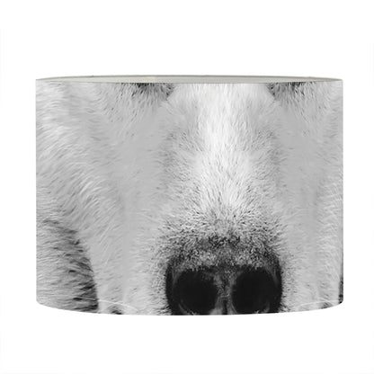 Siberian Husky Portrait Print Drum Lamp Shade