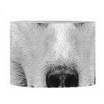 Siberian Husky Portrait Print Drum Lamp Shade