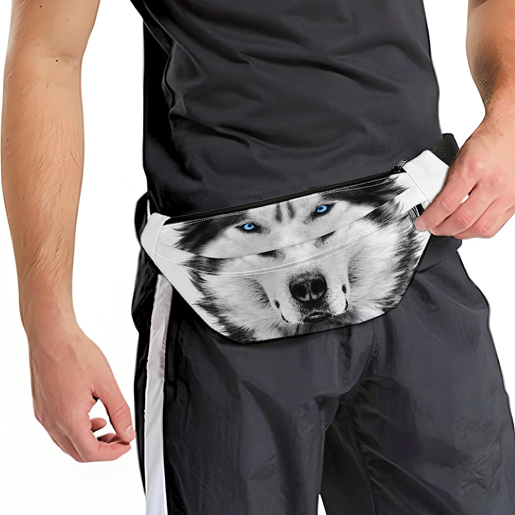 Siberian Husky Portrait Print Fanny Pack