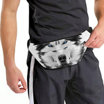 Siberian Husky Portrait Print Fanny Pack