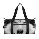 Siberian Husky Portrait Print Gym Bag