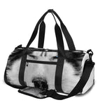Siberian Husky Portrait Print Gym Bag