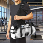 Siberian Husky Portrait Print Gym Bag