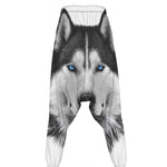 Siberian Husky Portrait Print Hammer Pants