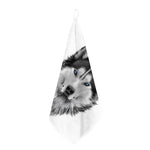 Siberian Husky Portrait Print Hand Towel