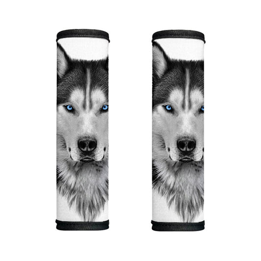 Siberian Husky Portrait Print Handle Covers