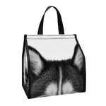 Siberian Husky Portrait Print Insulated Lunch Tote