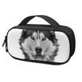 Siberian Husky Portrait Print Portable Cooler Travel Case