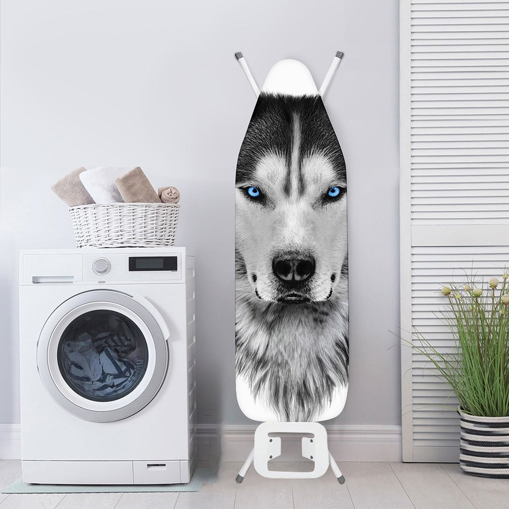 Siberian Husky Portrait Print Ironing Board Cover
