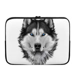 Siberian Husky Portrait Print Laptop Sleeve