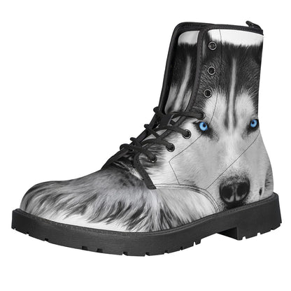 Siberian Husky Portrait Print Backpack