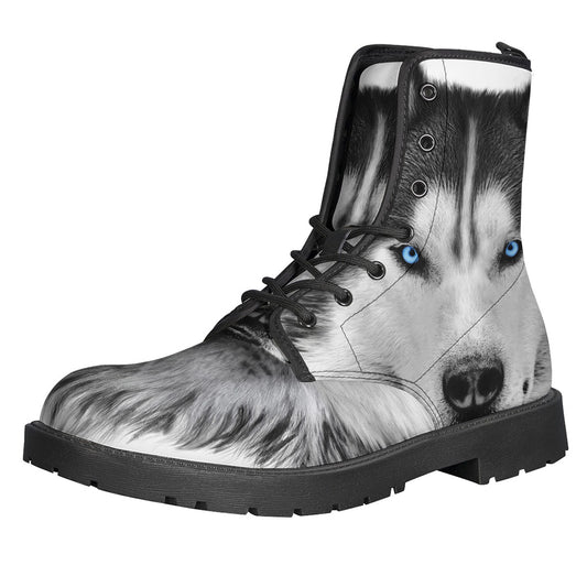 Siberian Husky Portrait Print Backpack