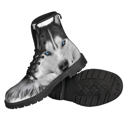 Siberian Husky Portrait Print Backpack