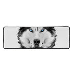 Siberian Husky Portrait Print Long Kitchen Mat