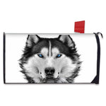 Siberian Husky Portrait Print Mailbox Cover