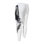 Siberian Husky Portrait Print Men's Compression Pants
