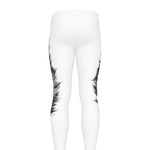 Siberian Husky Portrait Print Men's leggings
