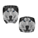 Siberian Husky Portrait Print Office Chair Cover