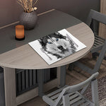Siberian Husky Portrait Print Placemat