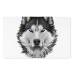 Siberian Husky Portrait Print Polyester Doormat