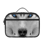 Siberian Husky Portrait Print Portable Lunch Bag
