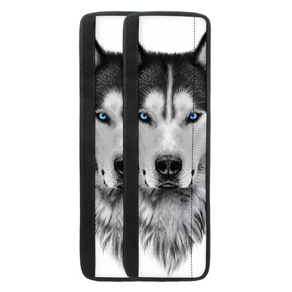 Siberian Husky Portrait Print Refrigerator Handle Covers