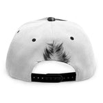 Siberian Husky Portrait Print Snapback Cap