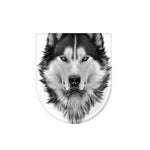 Siberian Husky Portrait Print Toilet Lid Cover