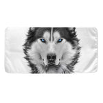 Siberian Husky Portrait Print Towel