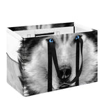 Siberian Husky Portrait Print Utility Tote Bag