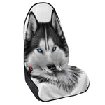 Siberian Husky Portrait Print Waterproof Car Seat Cover