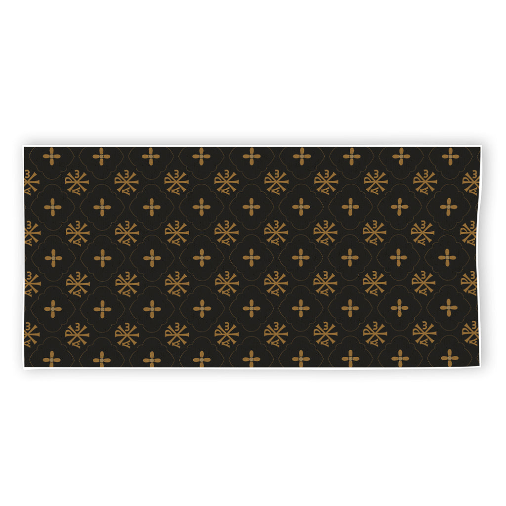 Sigla Orthodox Pattern Print Beach Towel