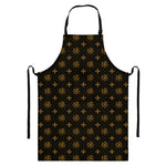 Sigla Orthodox Pattern Print Bib Apron With Pocket
