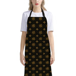 Sigla Orthodox Pattern Print Bib Apron With Pocket