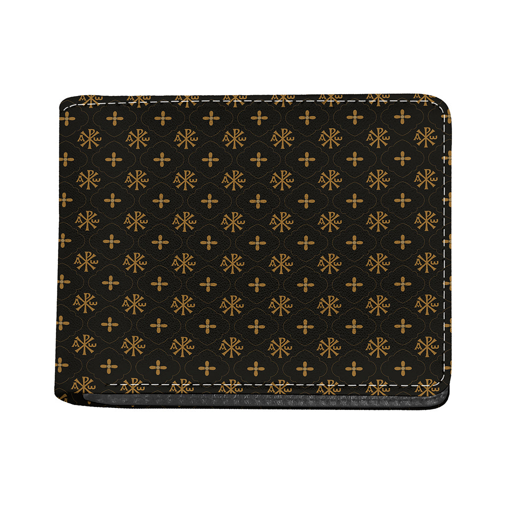 Sigla Orthodox Pattern Print Bifold Wallet