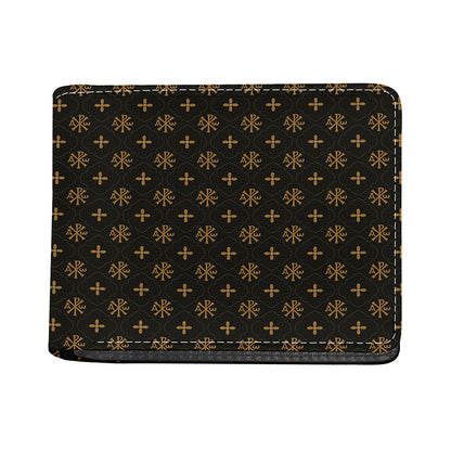Sigla Orthodox Pattern Print Bifold Wallet