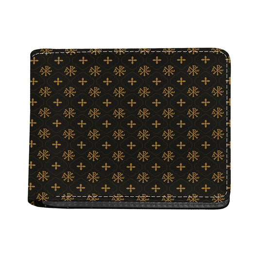 Sigla Orthodox Pattern Print Bifold Wallet