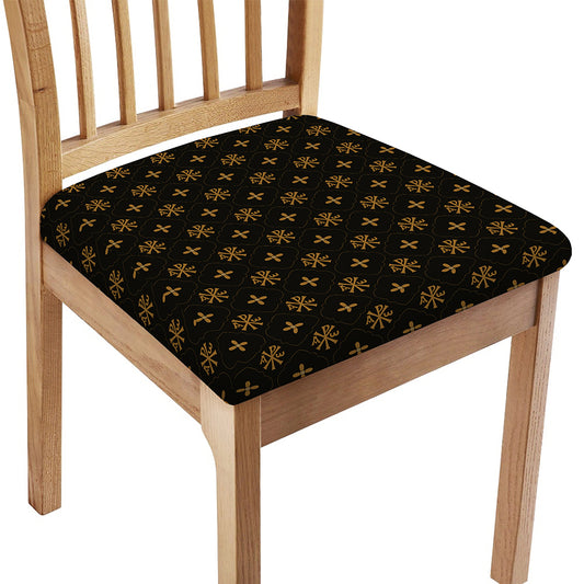 Sigla Orthodox Pattern Print Chair Cushion Cover