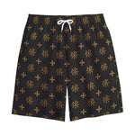Sigla Orthodox Pattern Print Cotton Shorts