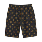 Sigla Orthodox Pattern Print Cotton Shorts