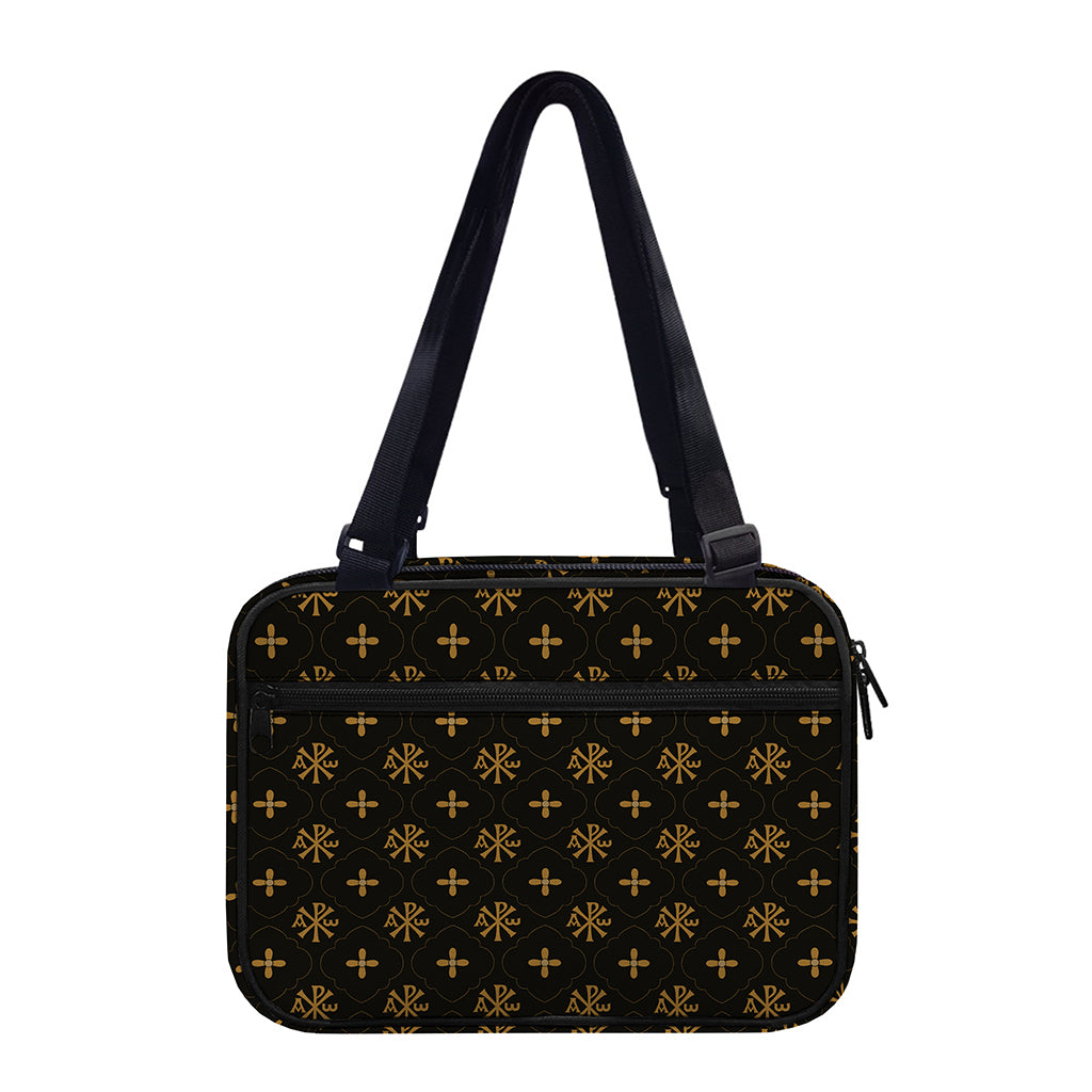 Sigla Orthodox Pattern Print Double Strap Bible Bag