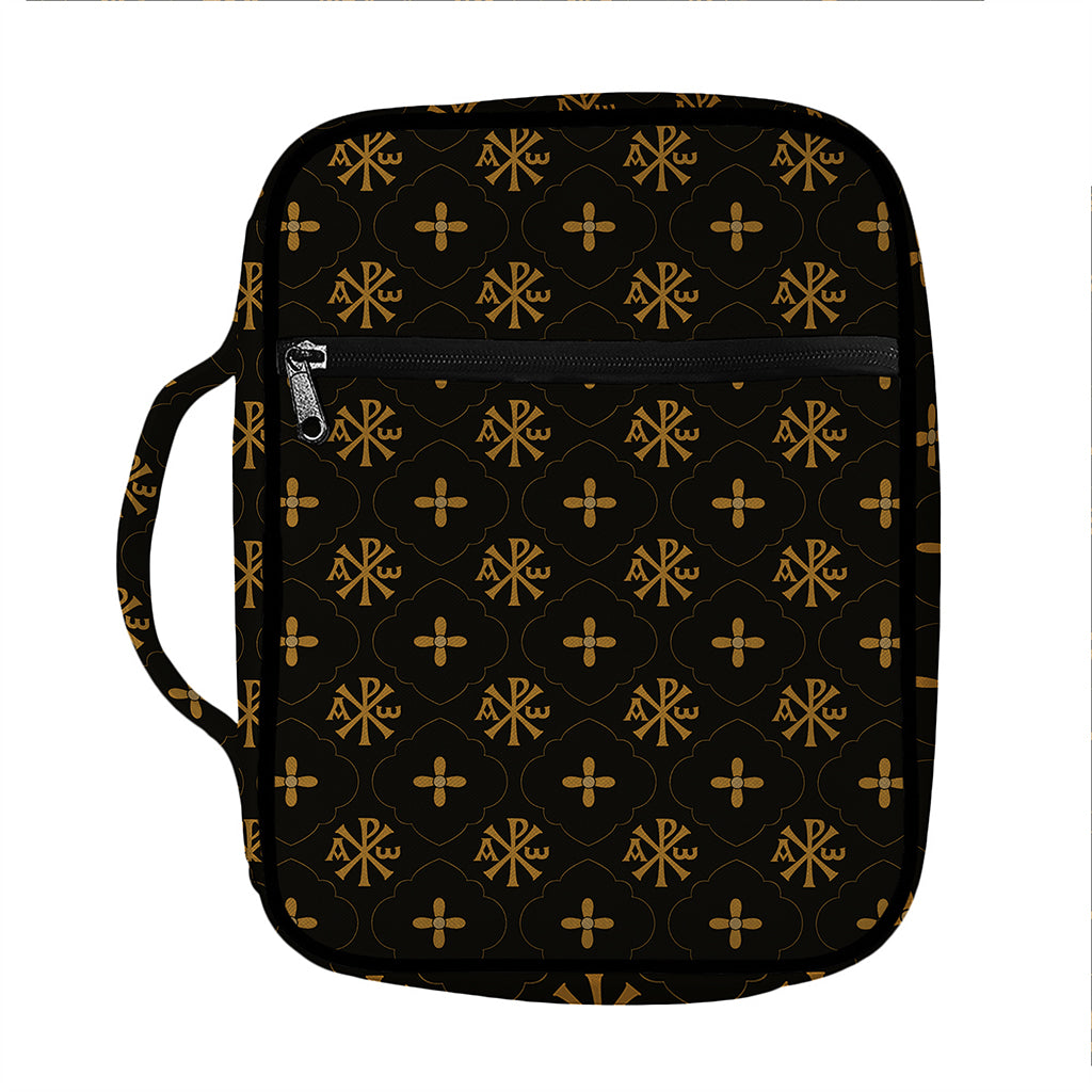 Sigla Orthodox Pattern Print Front Pocket Bible Bag