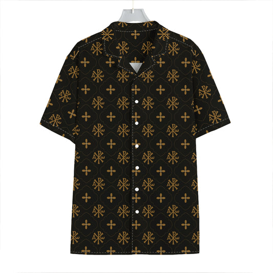 Sigla Orthodox Pattern Print Hawaiian Shirt