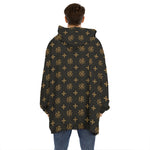 Sigla Orthodox Pattern Print Hoodie Blanket